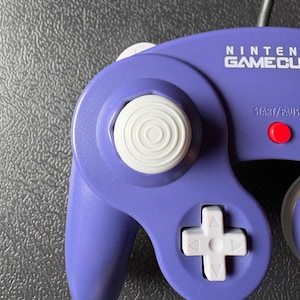 Custom Gamecube Prototype Controller | Prototype Styled Indigo / Clear image 6