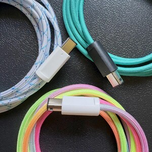 Gamecube Paracord Cable | 8ft Custom Multicolored Removable Cable Mod