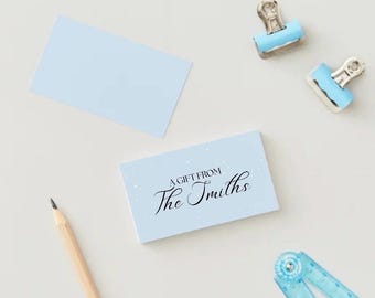 Etiquetas para presentes familiares - Download digital para impressão personalizada