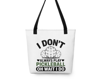 Pickleball Obsession Einkaufstasche - 15x15 ""Polyester."