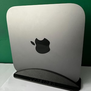 Personalised Mac Mini Desk Stand with Custom Embossed Name