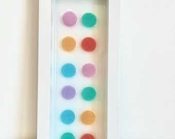 Retro Gumdrop Resin Art