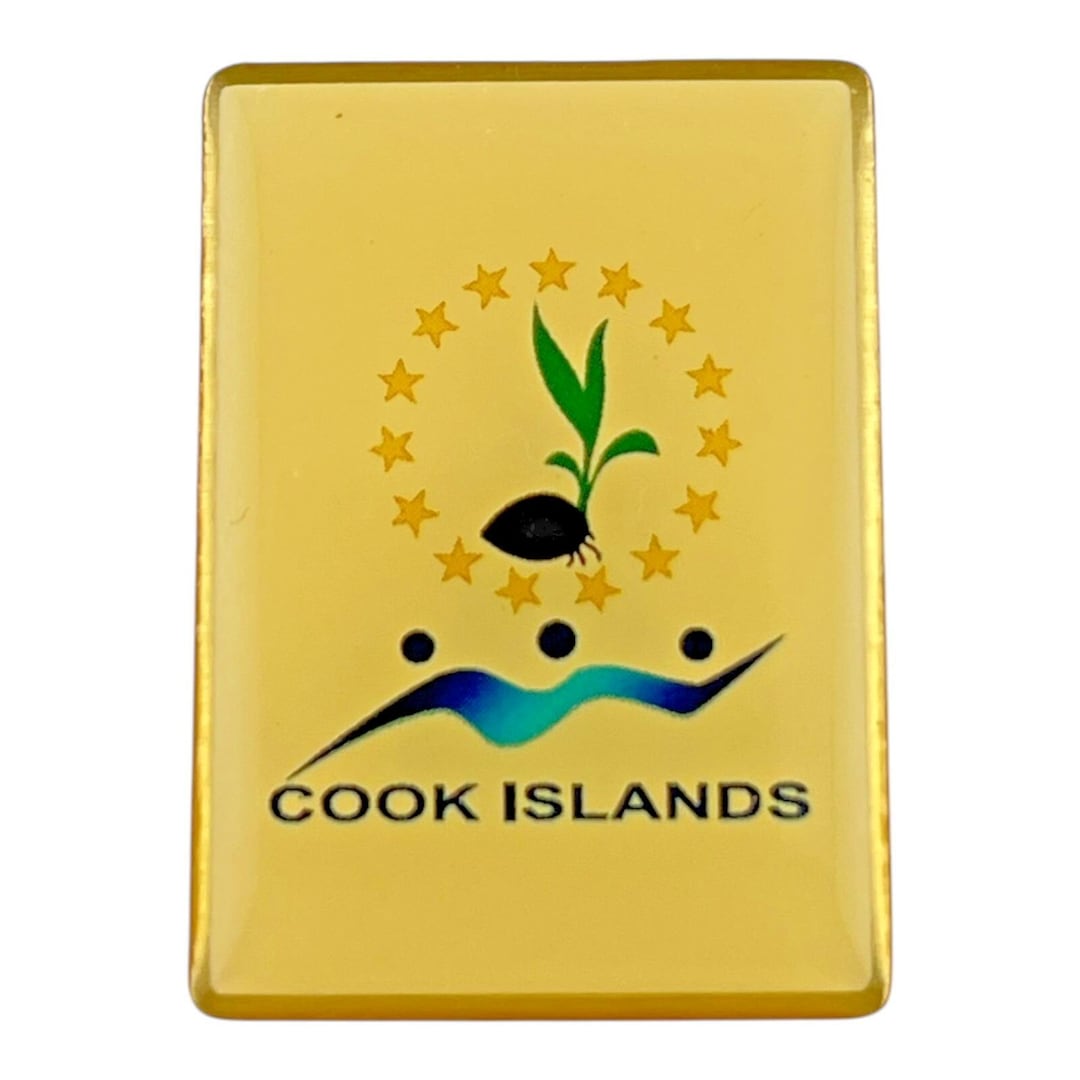 Cook Pin Code Pacific Games Cook Islands Lapel Pin - Etsy