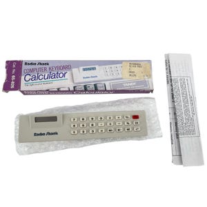 Radio Shack Computer Keyboard Calculator Tandy 65-826 - Open Box