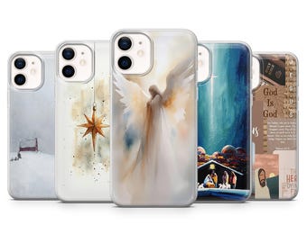 God religious angel Phone Case faith Cover for iPhone 17, 17Air, 16Pro, 15, 14, 13, 12, Samsung S25, S24, S23, A16, A56, Pixel 10Pro, 9A