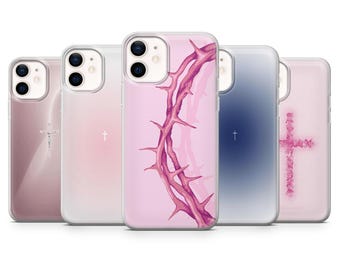 God stylish Phone Case faith aesthetic Cover for iPhone 17, 17Air, 16Pro, 15, 14, 13, 12, Samsung S25, S24, S23, A16, A56, Pixel 10Pro, 9A