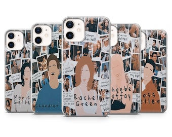 Friends TV show 90's collage Phone Case  Cover for iPhone 17, 17Air, 16Pro, 15, 14, 13, 12, Samsung S25, S24, S23, A16, A56, Pixel 10Pro, 9A