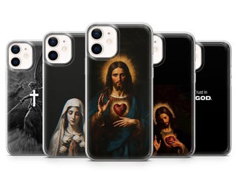 God religious Phone Case faith aesthetic Cover for iPhone 17, 17Air, 16Pro, 15, 14, 13, 12, Samsung S25, S24, S23, A16, A56, Pixel 10Pro, 9A