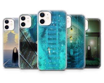 New! spirited anime Phone Case no face Cover for iPhone 17, 17Air, 16Pro, 15, 14, 13, 12, Samsung S25, S24, S23, A16, A56, Pixel 10Pro, 9A