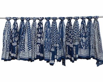 Indigo Hand Block Print Sarong Bundle, Wholesale Cotton Beach Cover Up Lot, Blue Pareo Wrap, Boho Swim Coverup, Indian Printed Scarf, Resort