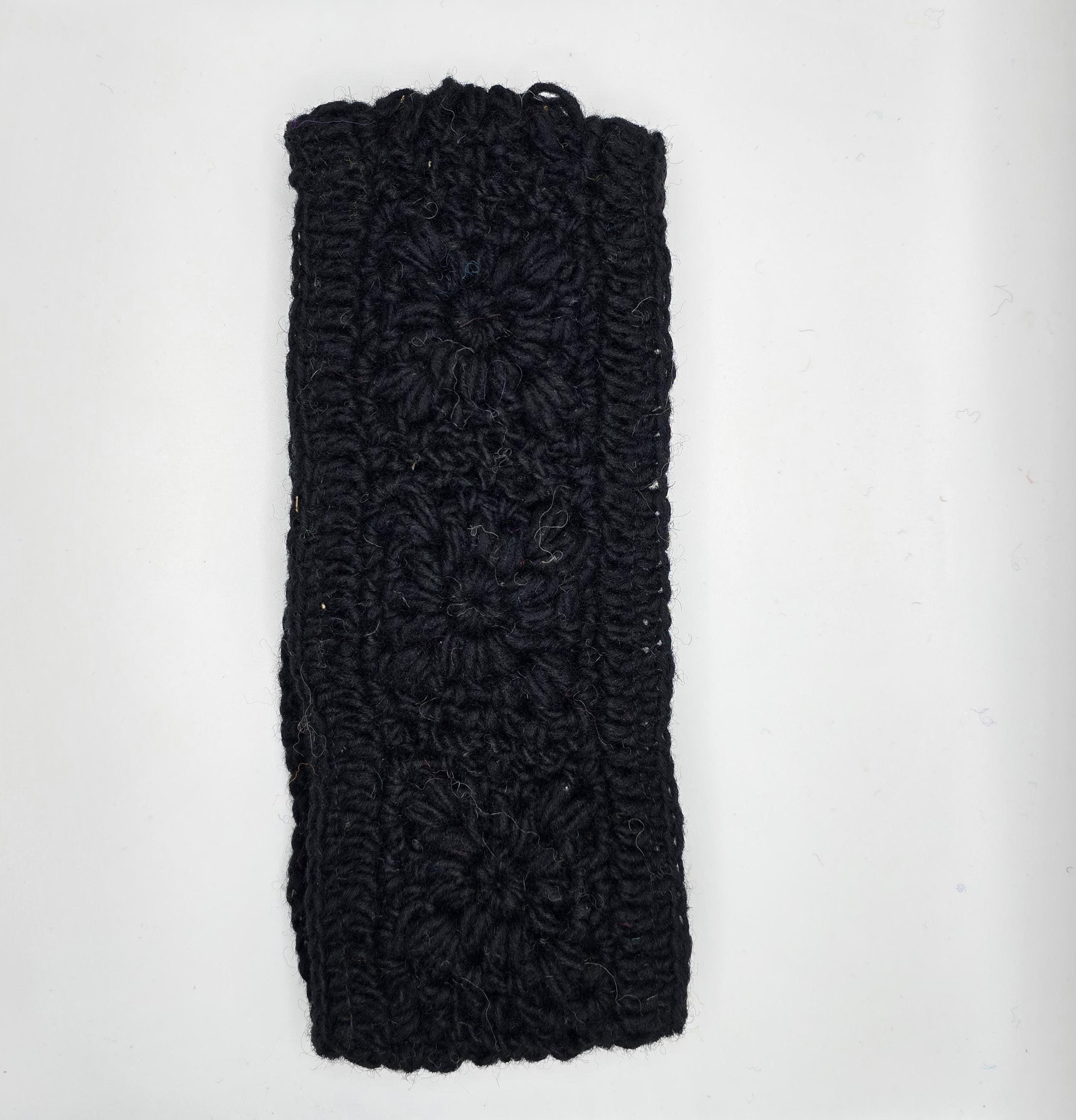 Hand Knit Wool Headband | Fleece Lined Ear Warmer, Nepal  display picture 2