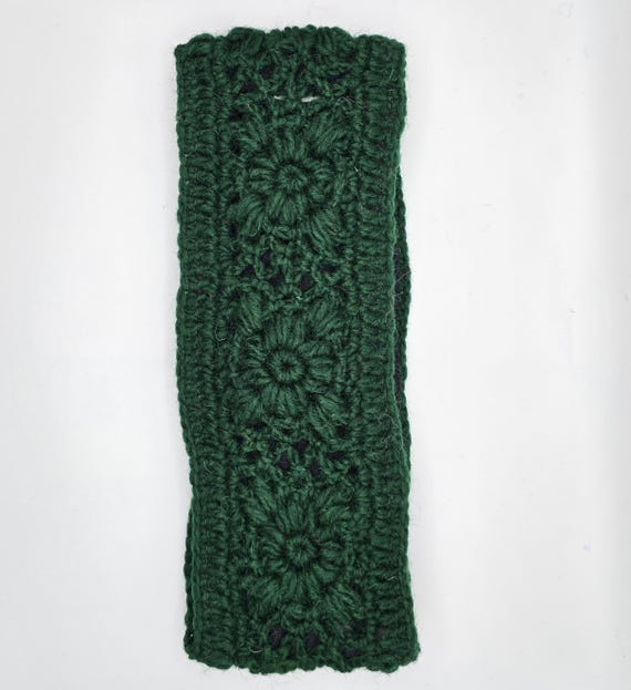 Hand Knit Wool Headband | Fleece Lined Ear Warmer, Nepal  display picture 1
