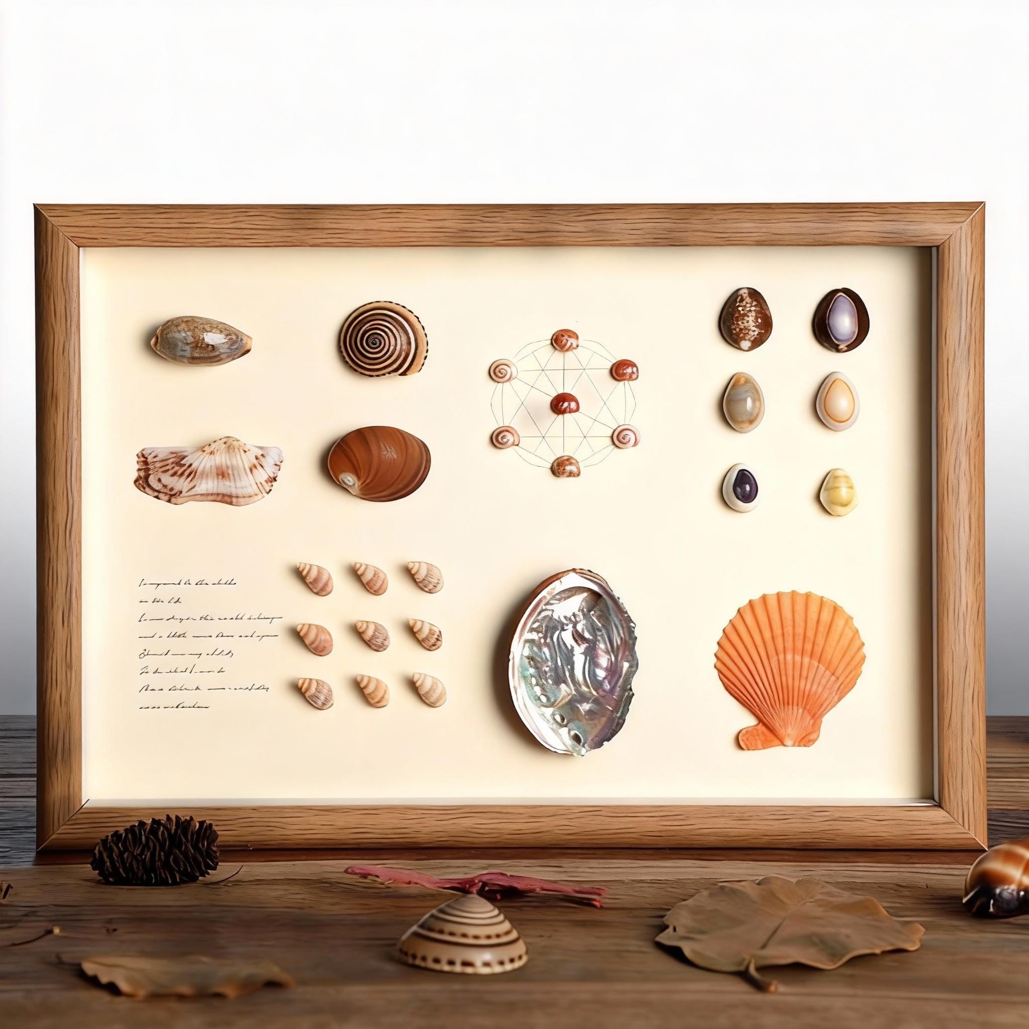Coastal Shell Shadow Box,seashell Art,beach Home Decor - Etsy
