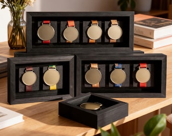 Medal Display Shadow Box, Tabletop Showcase for Medals And Keepsakes
