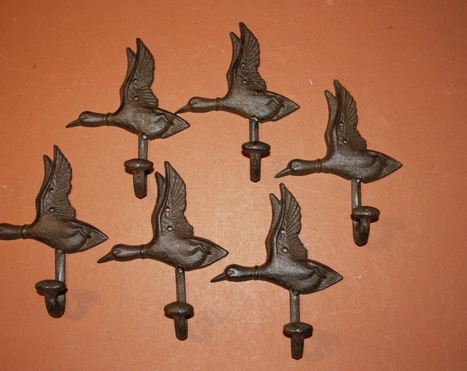 Brass Goose Hook, Duck Hook, Brass Hanger Etsy