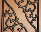 10, cast iron,victorian,country decor,shelf brackets,kitchen decor,bath decor,remodel,woodcrafts,supply, b-1