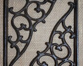 6pc, cast iron,victorian,country decor,shelf brackets,free ship b-1