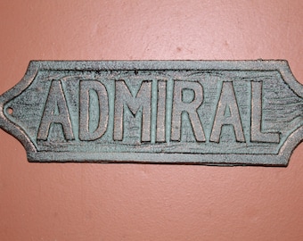 4pc Admirals Quarters Door Plaque, Coastal Decor,Free Ship Bl-45