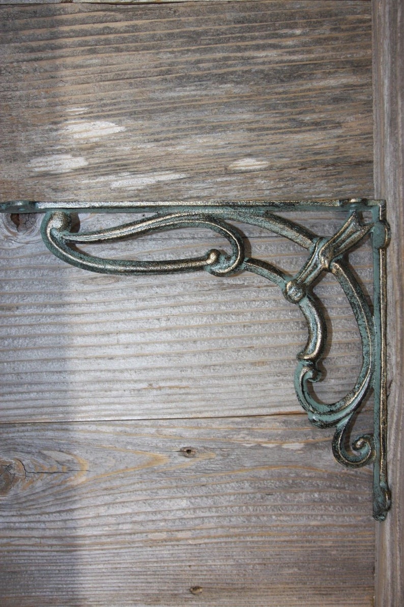 Art Deco Entryway Corner Corbels Shelf Brackets Bronzelook Etsy