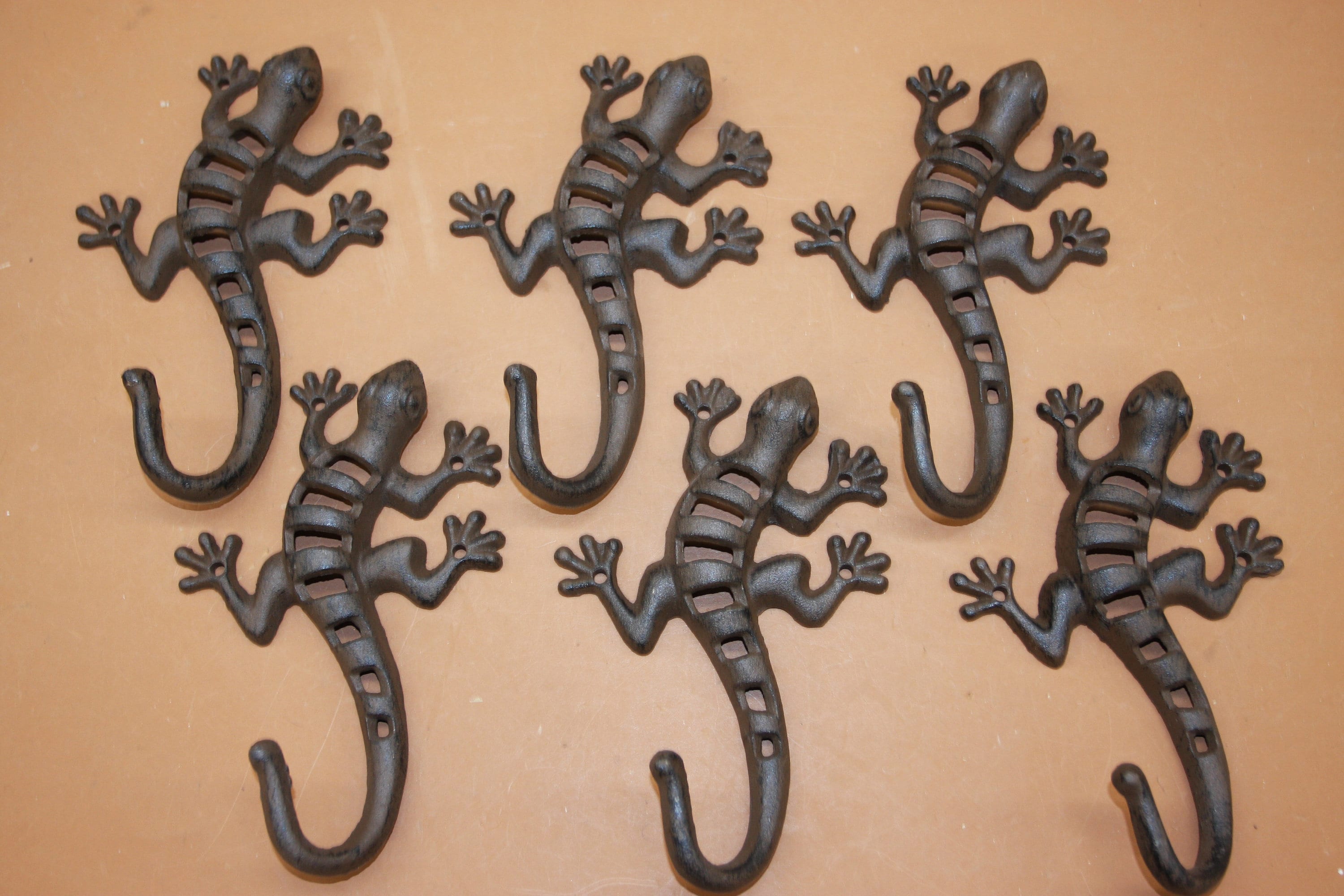 Lucky The Lizard Wall Hook Reptile Room Decor Free Ship H-8 | Etsy