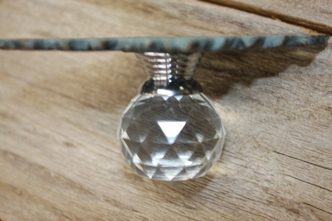 Antique Furniture Restoration Hardware Elegant Crystal Knob Etsy