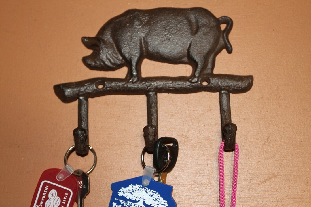 Hog Wall Hooks Triple Hooks Ranch Decor Free Ship H120 Etsy