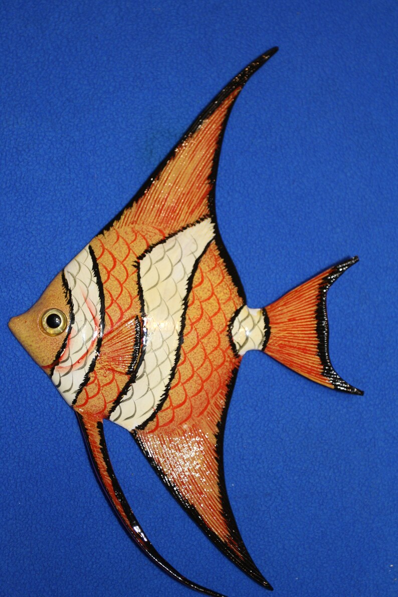 Wedding Gift Housewarming Gift Decorative wall hangings Metal Wall Decoration Fish Metal Sign Metal art