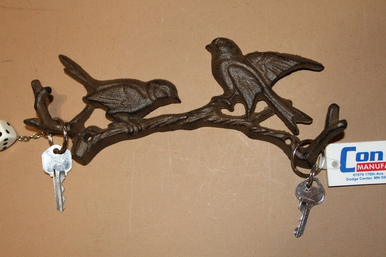 Double Bird Wall Hooks,Cast Iron Free Shipping H-14b