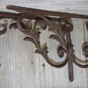 7" x 9 7/8" Classic Elegance Cast Iron Shelf Brackets,  Free Ship, B-65