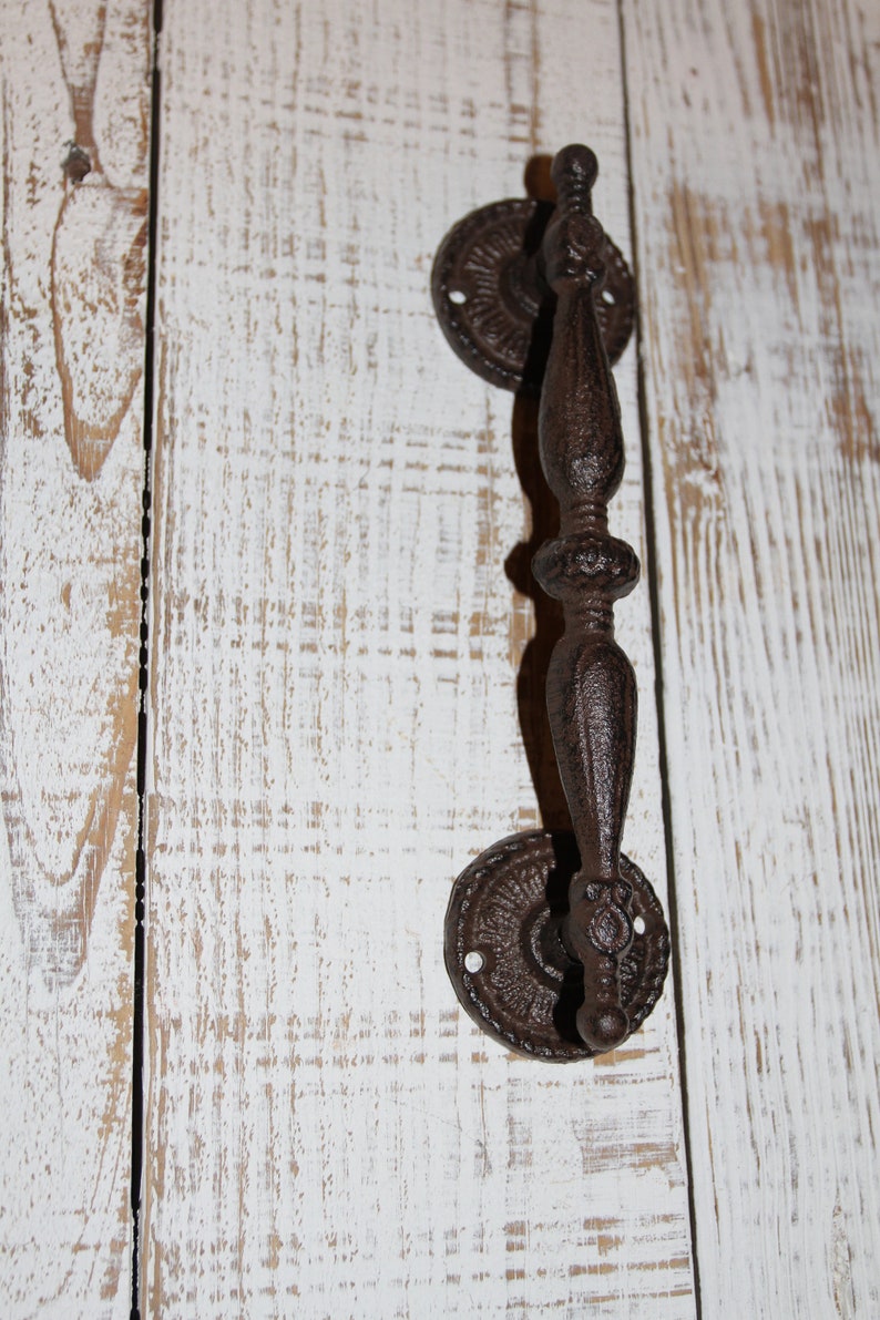 Large Hope Chest Handles Wood Craft Supply Cast Iron Free Etsy