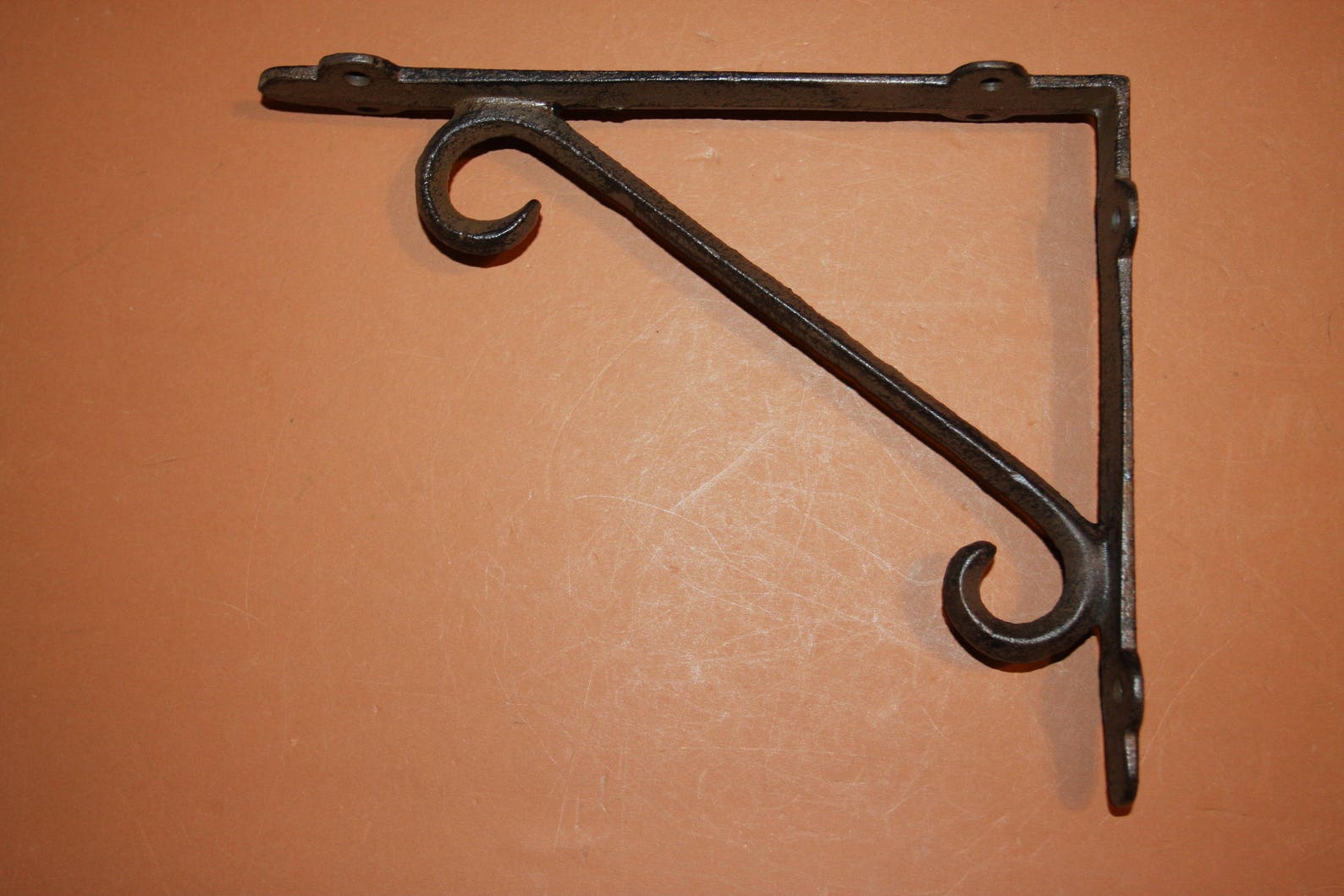 Shelf Bracket Plant Hanger Combination Solid Cast Iron 9 Etsy