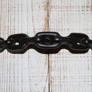 Heavy Cast Iron Chain Design XL Huge Macho Man Drawer Handles HW-104 11 34 Heavy Cast Iron Chain Design XL Huge Macho Man Drawer Handles HW-104 11 34