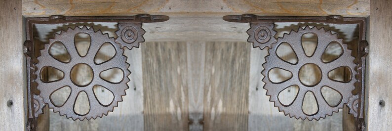 Industrial Design Shelf Brackets B-57 Free Shipping Gears 8