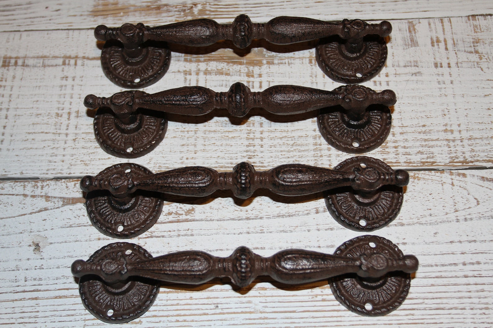 Large Hope Chest Handles Wood Craft Supply Cast Iron Free Etsy