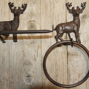 Deer Towel Holder Etsy