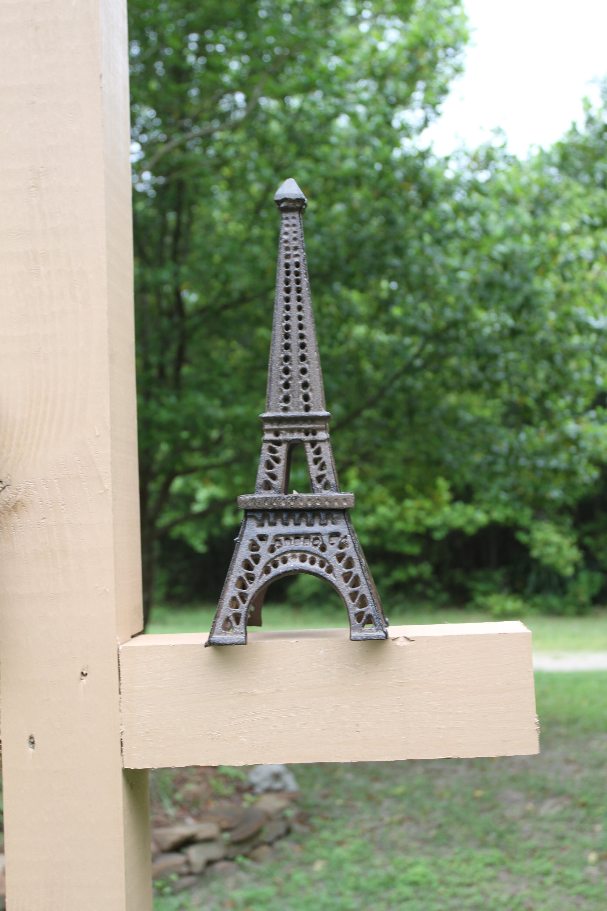 Large 2 Pc Cast Iron Eiffel Tower Candle Holder Free Shipping Etsy