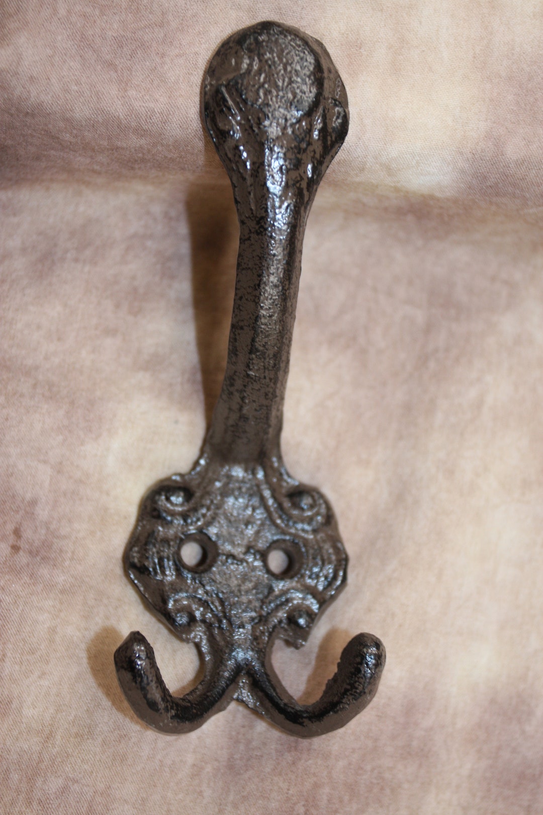 Victorian Wall Hooks Cast Iron Free Shipping H61 Etsy