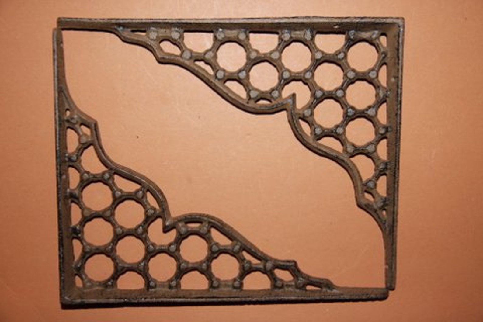 4pc Cast Iron Design Shelf Brackets Home Decor Etsy