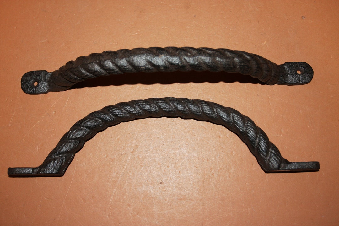 Huge Garden Gate Handle, Rope Design, Large Western Rope Handle, HW-83 ...