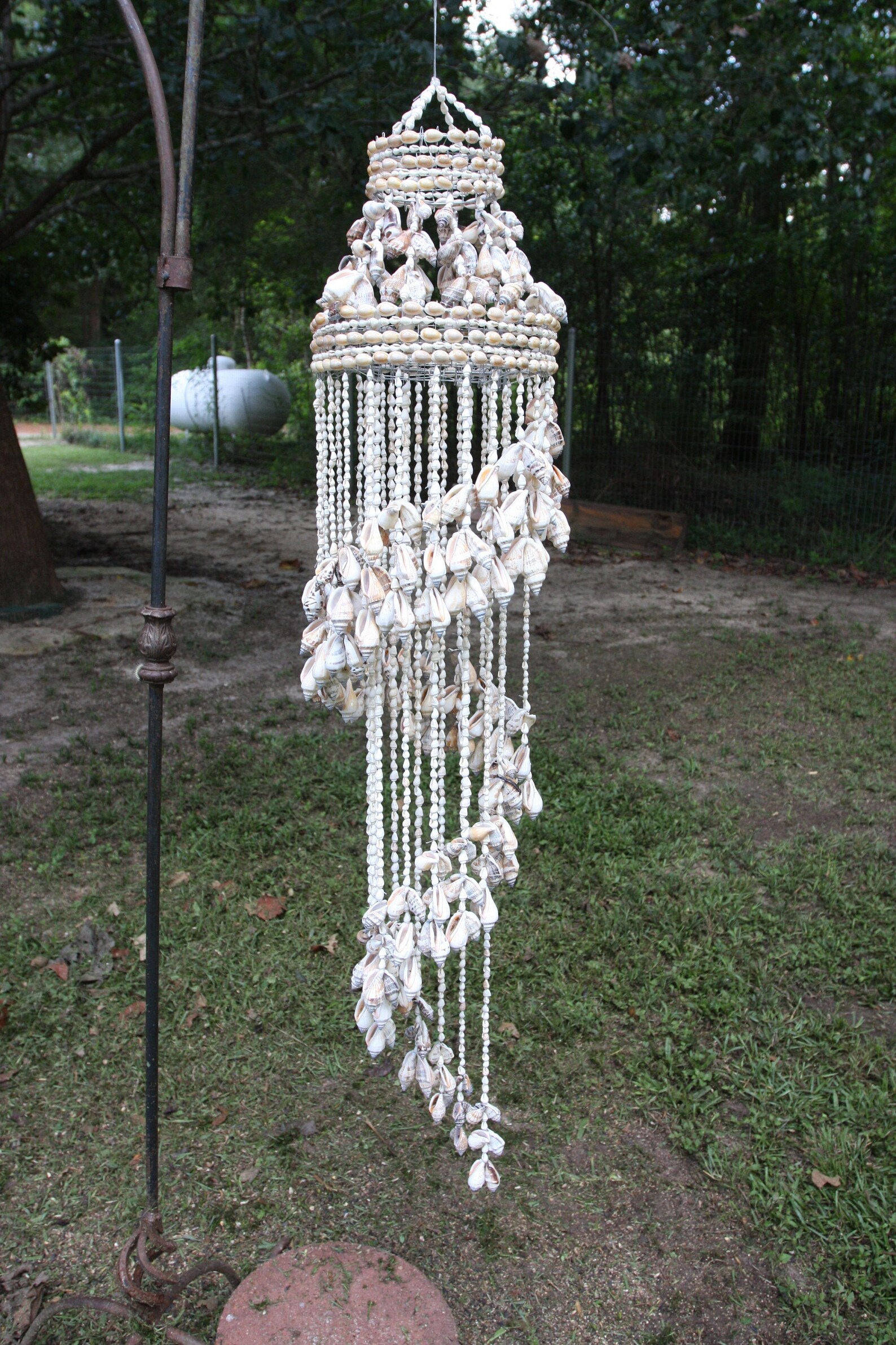 Large Upscale Wind Chime. Natural Shells Free Shipping G22 Etsy