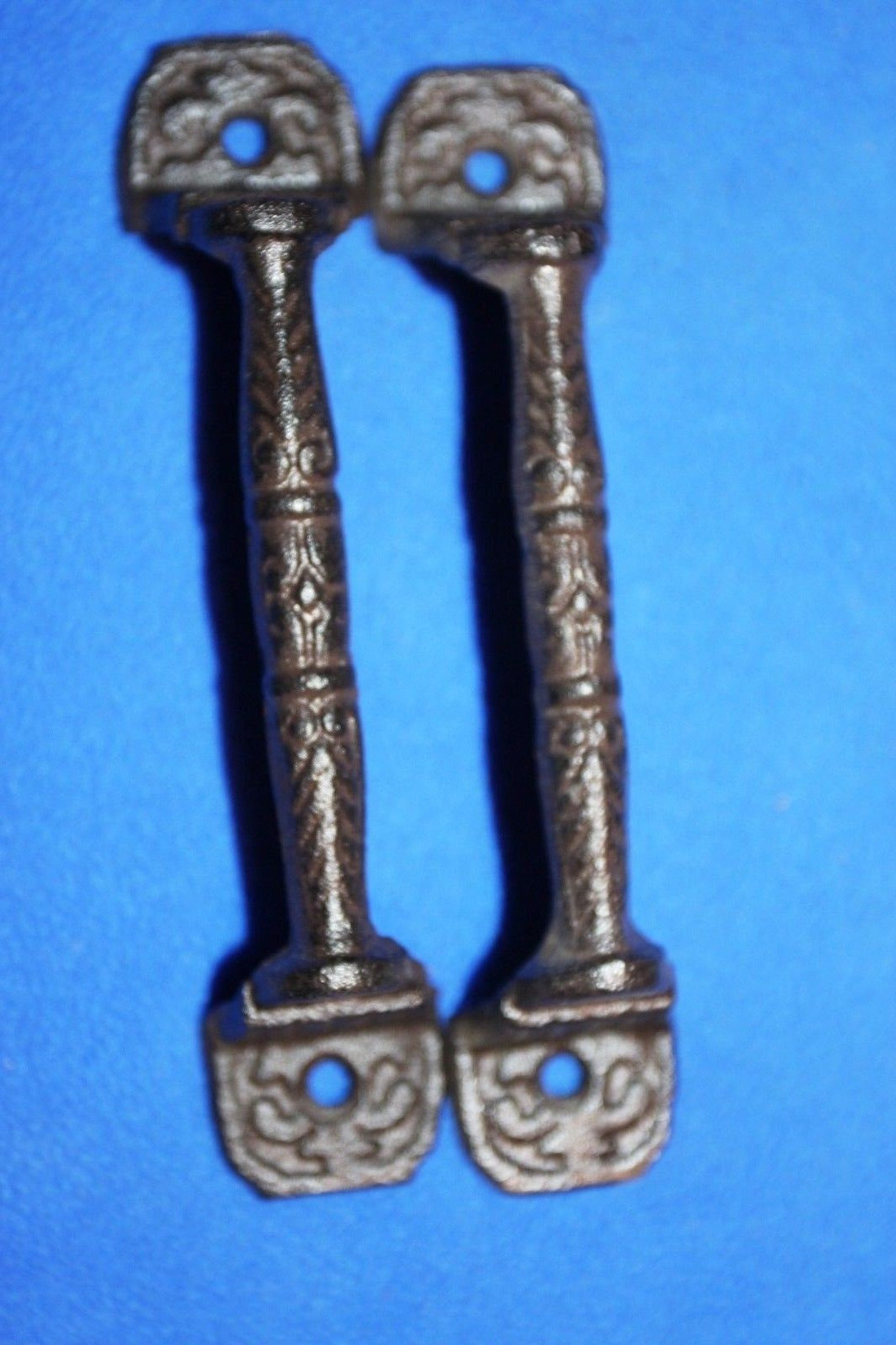 Dresser Hardware Cast Iron Drawer Pull Handle 5 1/2 Inch Etsy