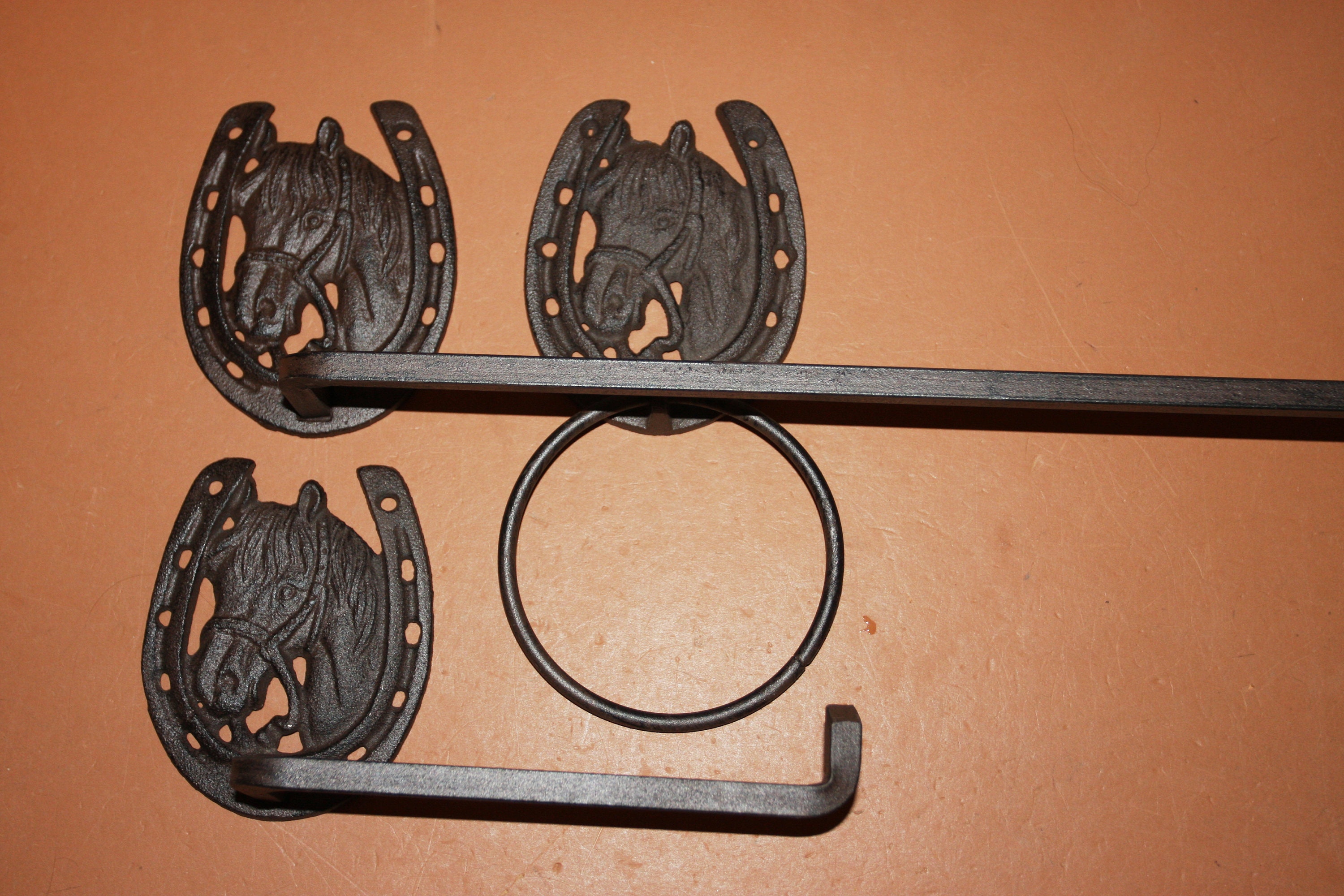 11pc Country Western Bathroom Bath Set Cast Iron Free Etsy