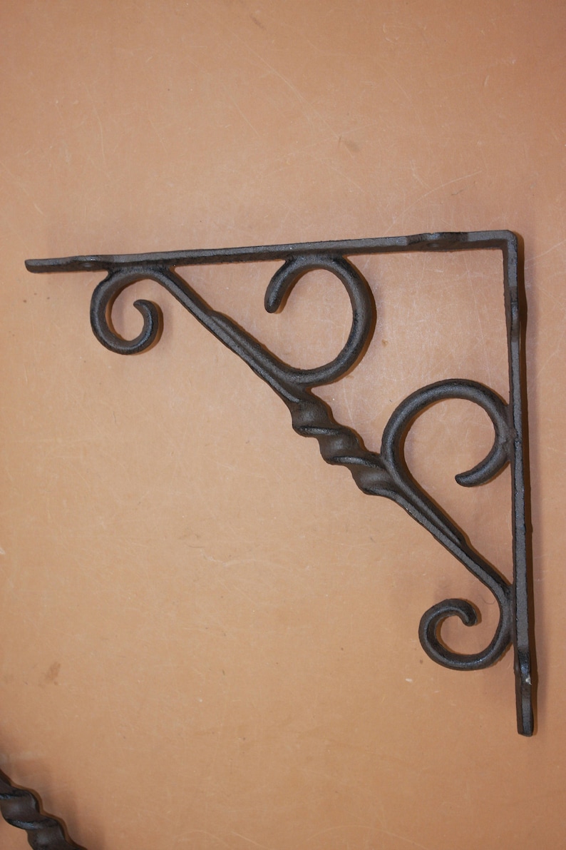 ZEN SHELF BRACKETS pcs ZEN GARDEN BAMBOO B-33 CAST IRON SHELF BRACKETS 2