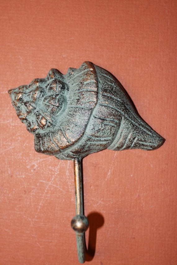 seashell towel hook