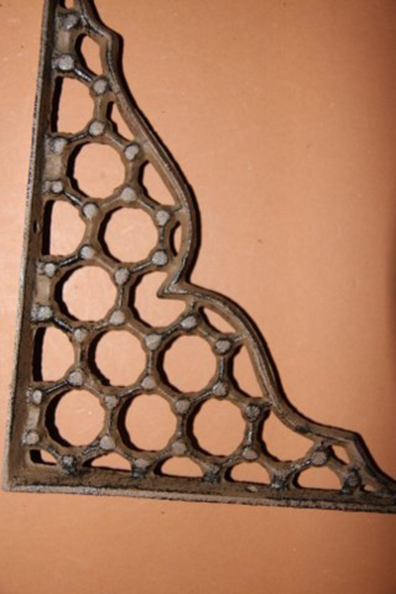 4pc Cast Iron Design Shelf Brackets Home Decor Etsy