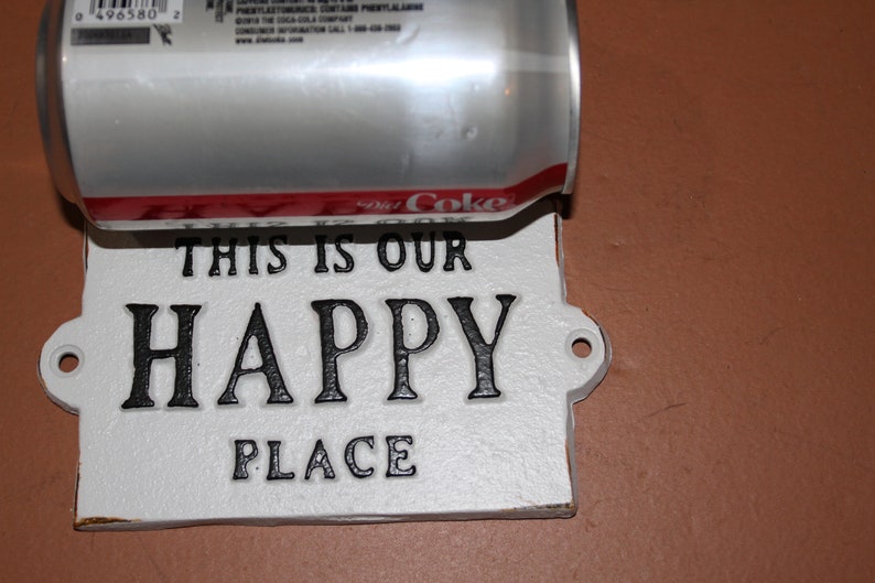 This is Our Happy Place Cast Iron Sign Sunroom Wall Sign Etsy