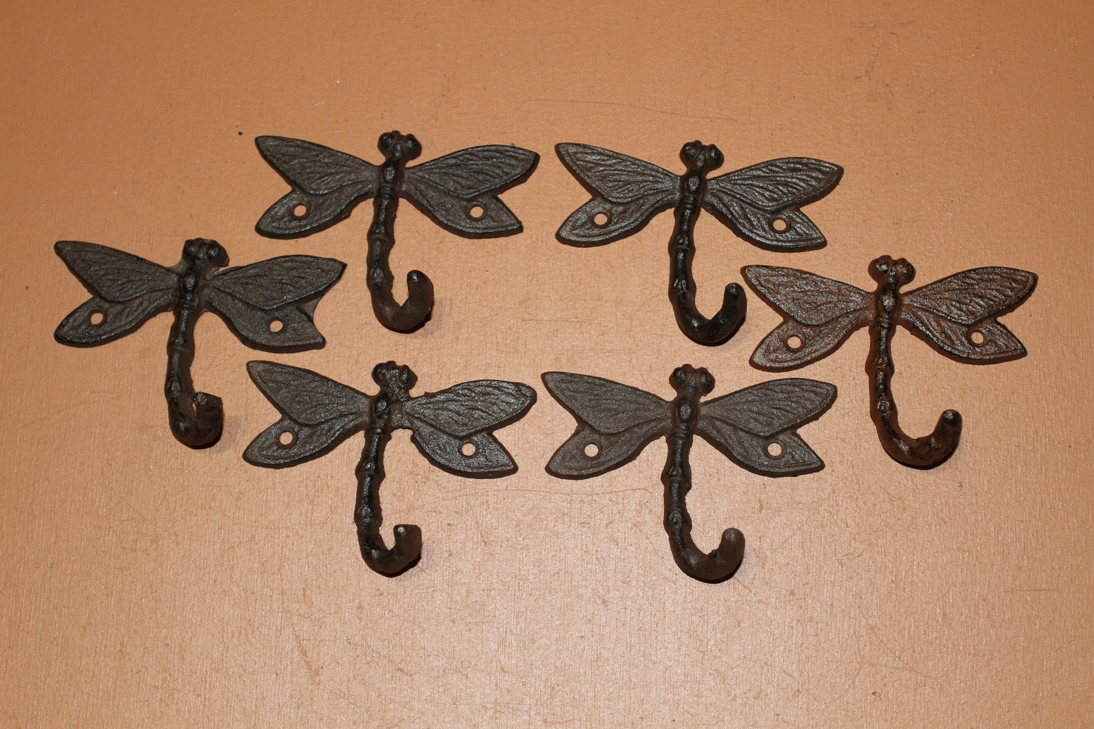 Single Hook Dragonfly Wall Hooks Dragonfly Decor Free Ship Etsy