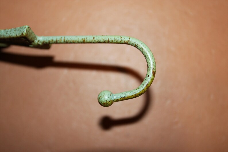 CROSS Wall Hook With A Rustic Gold/green Color Spiritual Etsy