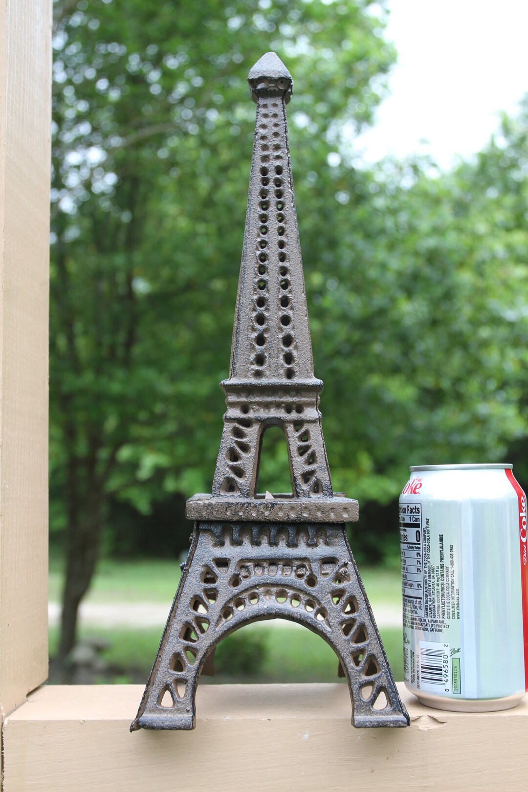 Large 2 Pc Cast Iron Eiffel Tower Candle Holder, Free Shipping Etsy