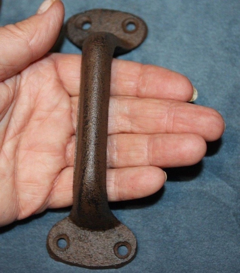 Mission Style Pulls Handles Solid Cast Iron 4 3/4 Etsy